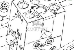 John Deere X9 1100 Hydrauliczny Zawór Elektromagnetyczny Blok Rozdzielający CZĘŚCI AXE82612