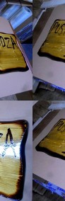 Wypalanie grawerowanie na drewnie szyld tablica reklama-3