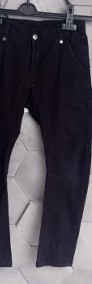 Czarne spodnie KappAhl rozm 122 cm-4