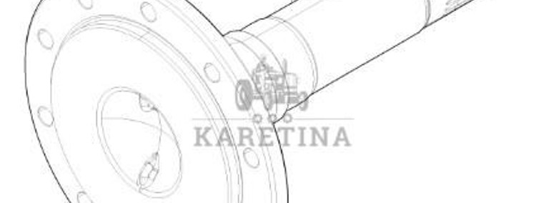 Claas AXION 810 870 Wał Koła Piasta CZĘŚCI 0011492281 00 1149 228 1-1
