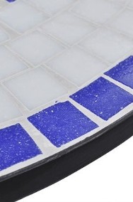 vidaXL Stolik bistro, niebiesko-biały, 60 cm, mozaikowySKU:41530*-3