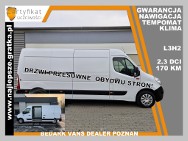 Opel Movano Gwarancja, L3H2, Nawigacja, Hak, klima, tempomat