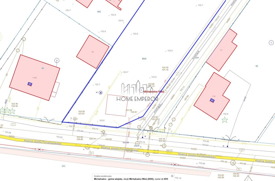 Działka na sprzedaż, 1077 m², Michałowice Michałowice-Wieś - Widok 3