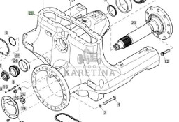 John Deere 9420RX 9470RX 9520RX 9620RX Obudowa Rama RE587772 RE578507