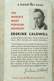 Oryg. Książka w Języku Ang.: Call It Experience - Erskine Caldwell  Cena do Neg.-2