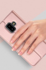 Etui z klapką DUX DUCIS Skin Pro do Samsung Galaxy J6 Plus 2018 różowy-2
