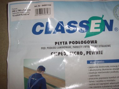 Płyta podłogowa 5,5 mm używ. pod panele podł. 6 m2. Classen.-1