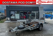 G.12.28.0080 Platforma Nowim przyczepa ciężarowa do przewozu maszyn quada motocykli traktorków ogrodowych 1500 kg 2,5 m