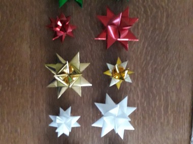 Gwiazdki papierowe   świąteczne - okolicznościowe-1