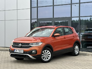 Volkswagen T-Cross SalonPL FullLED Czujniki Asystent Grzane fotele Tempomat Alu GWARANC-1