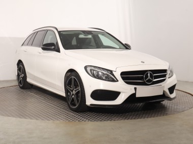 Mercedes-Benz Klasa C W205 , Salon Polska, Automat, VAT 23%, Skóra, Navi, Klimatronic,-1