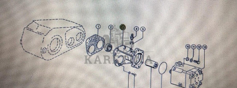 Obudowa kołnierza Claas Mega 370-340 Nr 4 na rys katalogowym Nr katalogowy 000 637 822 0-1