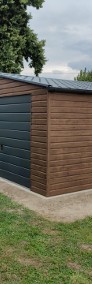 Garaż blaszany drewnopodobny akrylowa PRODUCENT garaże na wymiar 6x5,8 6x5 6x6 -4