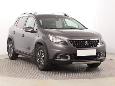 Peugeot 2008 , Salon Polska, Skóra, Navi, Klimatronic, Tempomat,-1