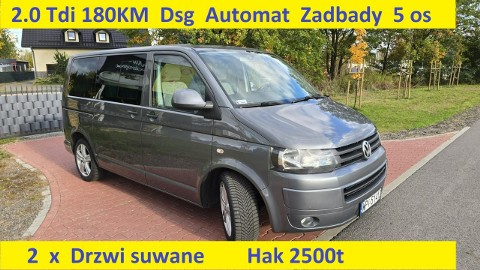 Volkswagen Transporter T5 2 X Drzwi suwane Automat DSG Zadbany