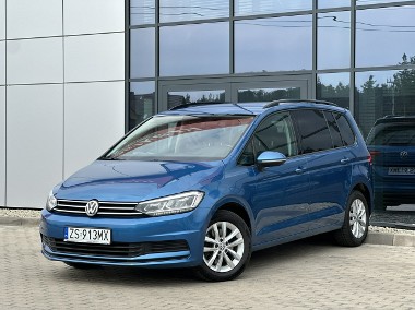 Volkswagen Touran III Salon Polska Alu LED Tempomat ACC Czujniki 3xClimatronic GWARANCJA!-1