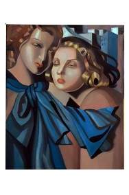 Obraz Tamara Łempicka Kobieta w zielonym bugatti-2