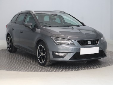 SEAT Leon III , Salon Polska, Serwis ASO, DSG, VAT 23%, Skóra, Klimatronic,-1