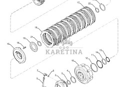 New Holland T6090 Tarcza 151.3mm id x 244mm od x 13mm thk 235851A2