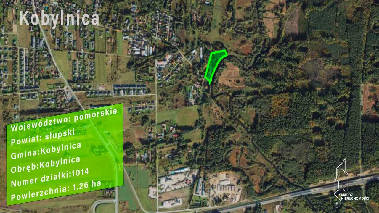 Na sprzedaż działka inwestycyjna w miejscowości Kobylnica, pow.12 593 m² - Widok 5
