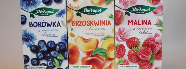 Herbata owocowa Herbapol kwiaty polskie - borówka brzoskwinia malina z różą-1