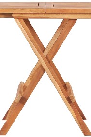 vidaXL Składany stolik bistro, 60x60x65 cm, lite drewno tekowe48996-2