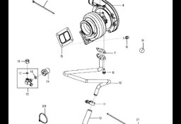 SE502374 John Deere 8345R - Turbospręźarka regenerowana