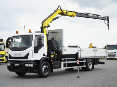EUROCARGO / 180-250 / SKRZYNIOWY + HDS / HYVA HC - 153 / ROTATOR PILOT-1