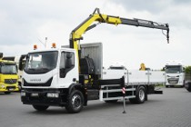Iveco 180E EUROCARGO / 180-250 / SKRZYNIOWY + HDS / HYVA HC - 153 / ROTATOR PILOT