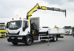 Iveco 180E EUROCARGO / 180-250 / SKRZYNIOWY + HDS / HYVA HC - 153 / ROTATOR PILOT