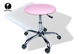 Taboret / stołek obrotowy – do studia ROSE różowy hoker