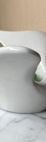 Świecznik ceramiczny biały-3