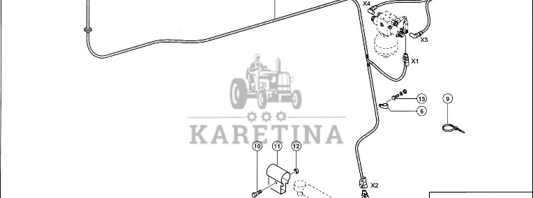 Claas Lexion 580 WIĄZKA KABLI 0000153060 (Elektryka, "claas autopilot")-1