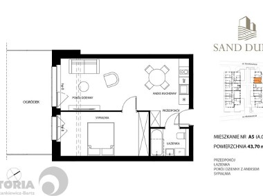 Apartament 2 pokoje, ogródek, nad morzem.-2