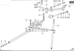 Claas Lexion 580 SWORZEŃ ŁĄCZĄCY 0007511380 (Półgąsienica stalowa; część dolna)