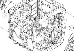 CLAAS Arion 610 660 Obudowa Skrzyni Biegów CZĘŚCI 0005891354 00 0589 135 4