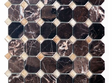 Mozaika Marmurowa HANG BROWN/HONEY ONYX 30,5x30,5x1 poler-1