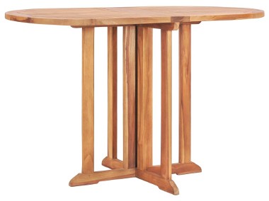 vidaXL Składany stół ogrodowy, 120x70x75 cm, lite drewno tekowe49002-1