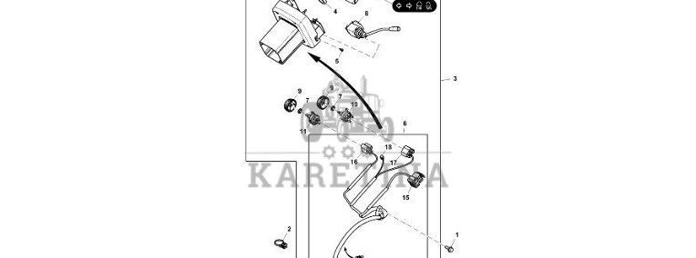 John Deere 9470RX - Moduł RE579257 (Kierowanie)-1