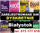 BIAŁYSTOK POLSKIE KARTY TELEFONICZNE SIM ZAREJESTROWANE STARTERY DO SMARTFONA