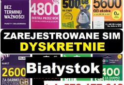 BIAŁYSTOK POLSKIE KARTY TELEFONICZNE SIM ZAREJESTROWANE STARTERY DO SMARTFONA