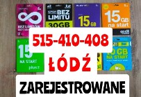 Zarejestrowane karty SIM Czeskie karty Anonimowe Startery Aktywne PL