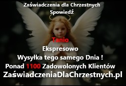 Zaświadczenie dla Chrzestnego