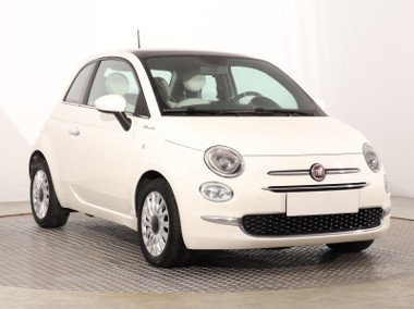 Fiat 500 , Salon Polska, VAT 23%, Skóra, Klima, Tempomat,-1