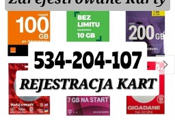 Anonimowe karty - Zarejestrowane karty SIM - czeskie karty prepaid Aktywne