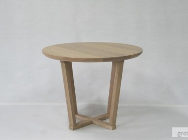 stół IVO dębowy stolik, dąb bielony, lite drewno-1