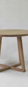 stół IVO dębowy stolik, dąb bielony, lite drewno-4