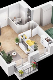 Łobzów - nowe mieszkanie 3-pokojowe-2