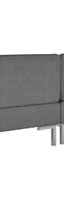 vidaXL Moduły sofy narożnej z poduszkami, 2 szt., tkanina, ciemnoszare287041-3