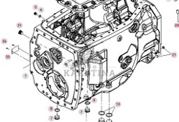 Valtra S274 S294 S324 S394 Fendt S927 S930 S933 S939 ML260 Obudowa Skrzyni Biegów 1030153100000